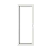 Porte-fenêtre en aluminium 1 vantail sur mesure fermée