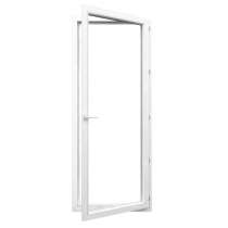 Porte-fenêtre PVC 1 vantail ouverte sur mesure