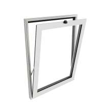 Soufflet abattant en aluminium sur mesure ouverte