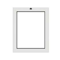 Soufflet abattant en aluminium sur mesure fermée
