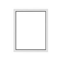 Châssis fixe en aluminium sur mesure Blanc 9016