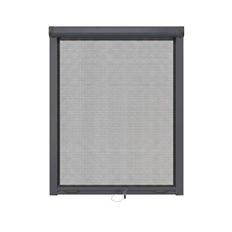 Moustiquaire enroulable cadre gris  RAL7016 sur mesure