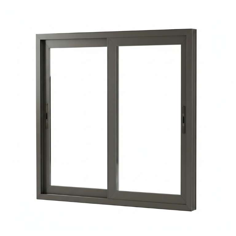 Fenêtre coulissante aluminium fermée