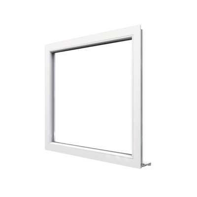 Châssis fixe PVC vue de côté