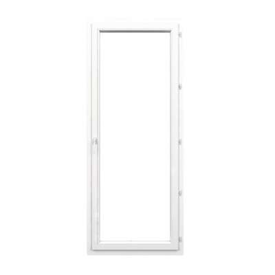 Porte-fenêtre PVC 1 vantail fermée sur mesure