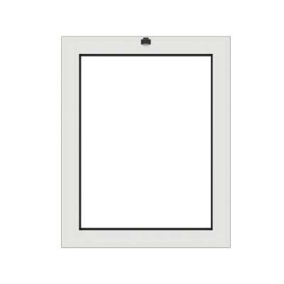 Soufflet abattant en aluminium sur mesure fermée