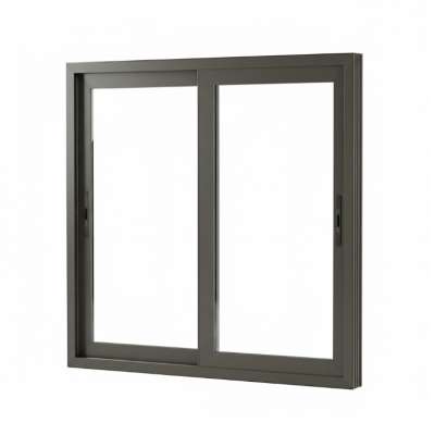 Fenêtre coulissante aluminium fermée