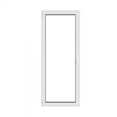 Porte-fenêtre en aluminium 1 vantail sur mesure fermée