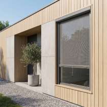 Moustiquaire enroulable pose en tunnel blanc  RAL9016 sur mesure dans une pièce